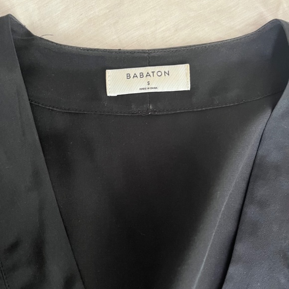 Aritzia Babaton Corbett Romper, Black, Size S - Picture 3 of 10